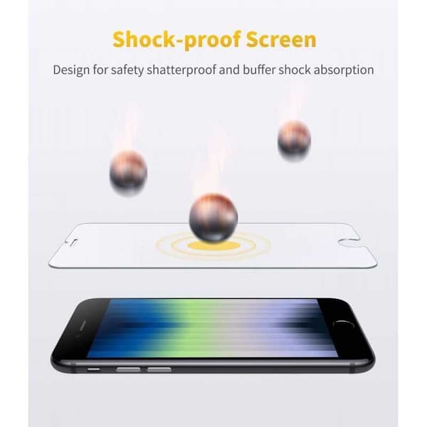 2-PACK iPhone 7 Plus Härdat glas 0.26mm 2.5D 9H Transparent