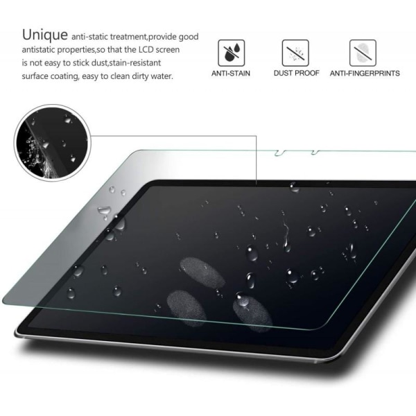 Samsung Tab S7  / Tab S8 Härdat glas 0.26mm 2.5D 9H Transparent