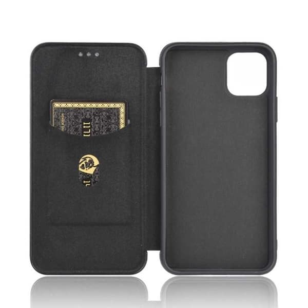iPhone 11 Pro Flip Case -korttipaikka CarbonDreams Black