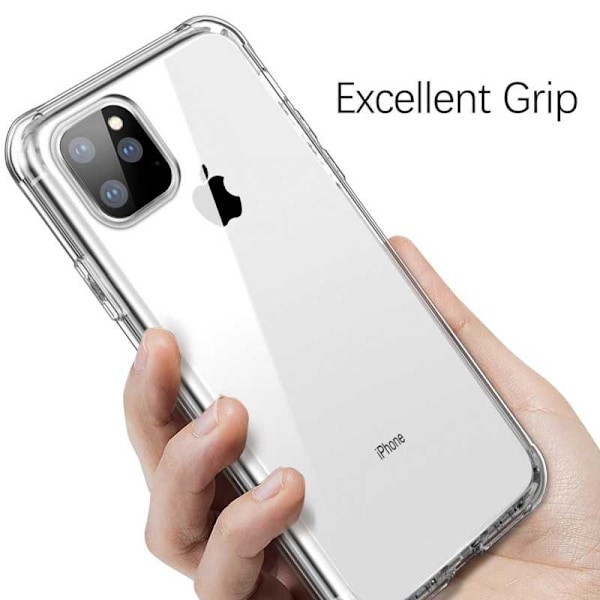 360° täysin peittävä ja iskuja vaimentava kotelo iPhone 11 Transparent