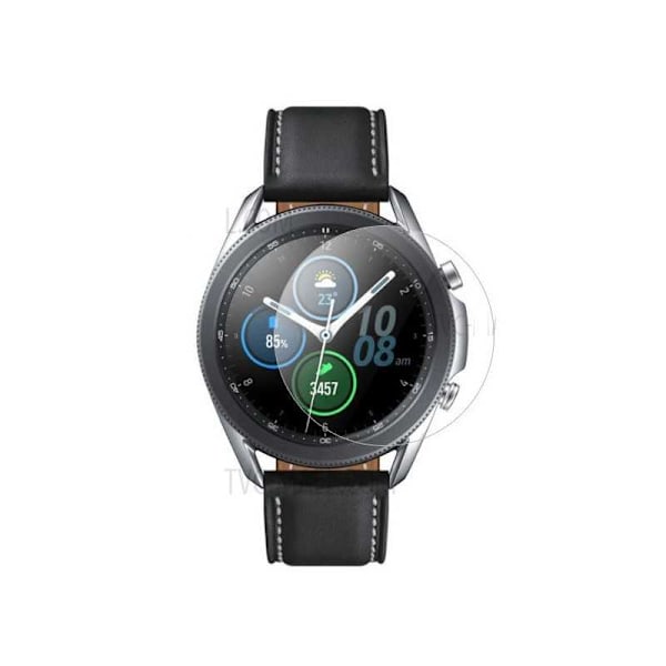 2-PAK Samsung Galaxy Watch 3 45 mm hærdet glas 0,2 mm 9H 2,5D Transparent