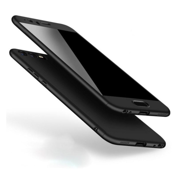 Huawei P20 360° 3i1 FullCover Shell + 0,26 mm 9H glas Black