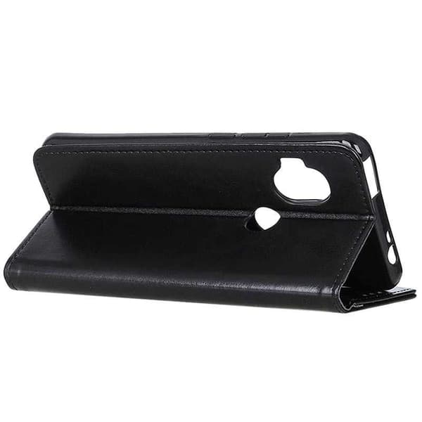 Motorola One Hyper Wallet Case PU-nahkainen 4-tasku Black
