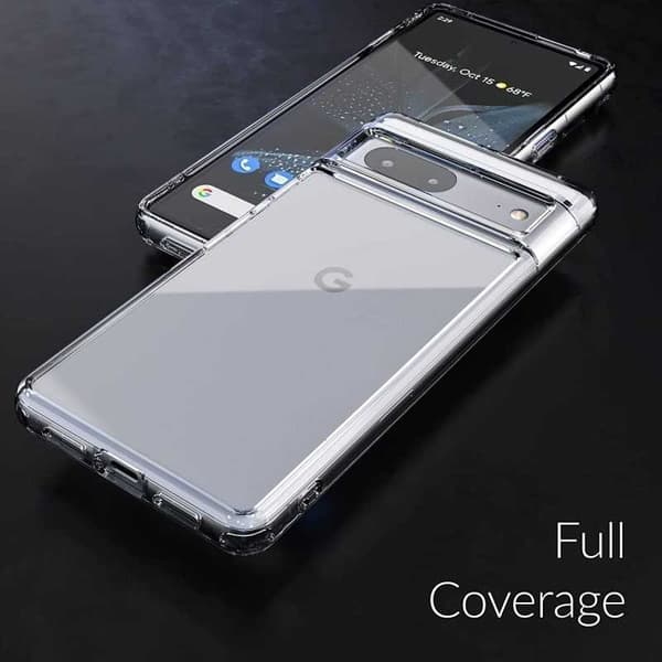 Google Pixel 8 iskuja vaimentava silikonikotelo Simple Transparent