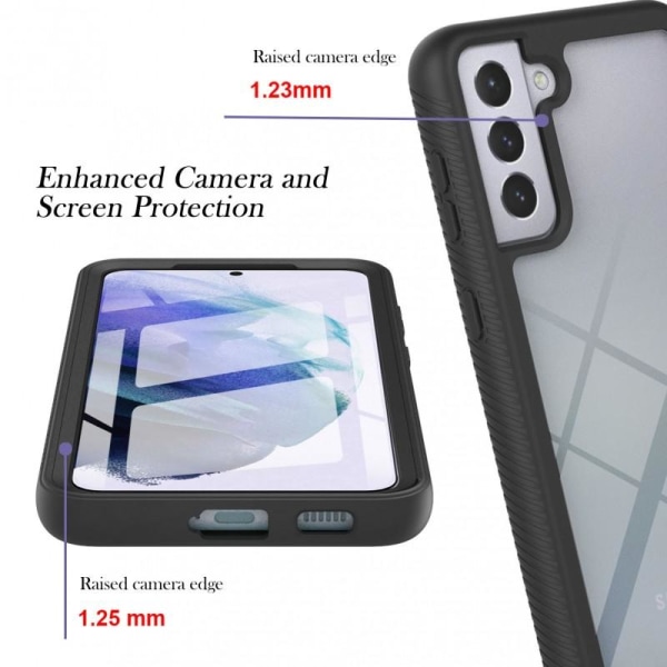 Samsung S21 Ultra Heltäckande Premium 3D Skal ThreeSixty Transparent