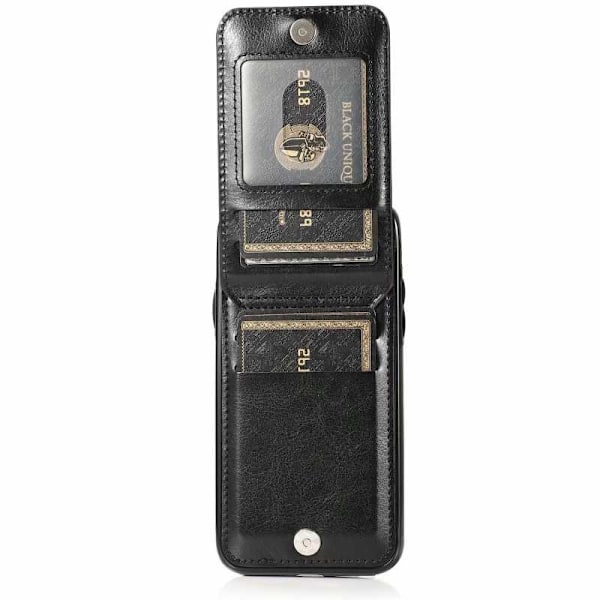 iPhone XS Max Mobile Cover -korttipidike 5-FACK Retro V3 Brun