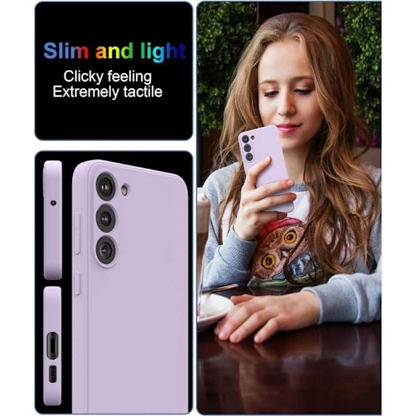 Samsung S23 FE kumoitu Matte Shell Liquid - Lila