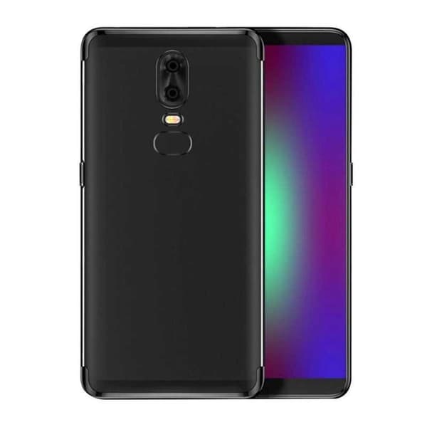 OnePlus 6 Stötdämpande Gummiskal Svart