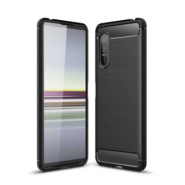 Xperia 5 II Shockproof Shell SlimCarbon Black