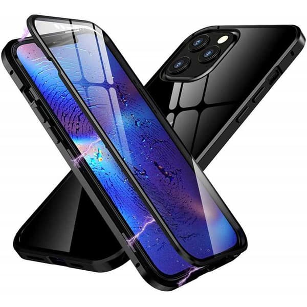 iPhone 11 Pro Max Heltäckande Premium Skal Glassback V4 Transparent