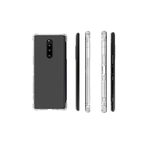 Sony Xperia 1 stødabsorberende silikone Shell Shockr Transparent