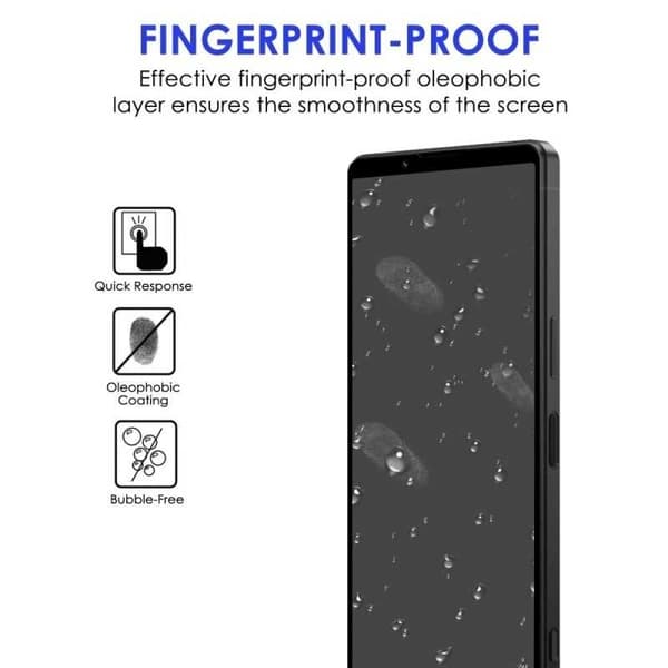 2-PACK Xperia 1 IV Härdat Glas 0.26mm 2.5D 9H Fullframe Transparent