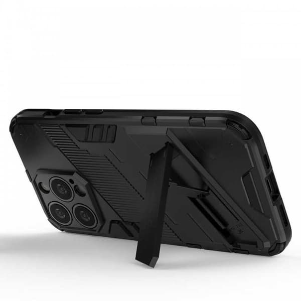 iPhone 14 Pro Stöttåligt Skal med Kickstand ThinArmor V2 Orange