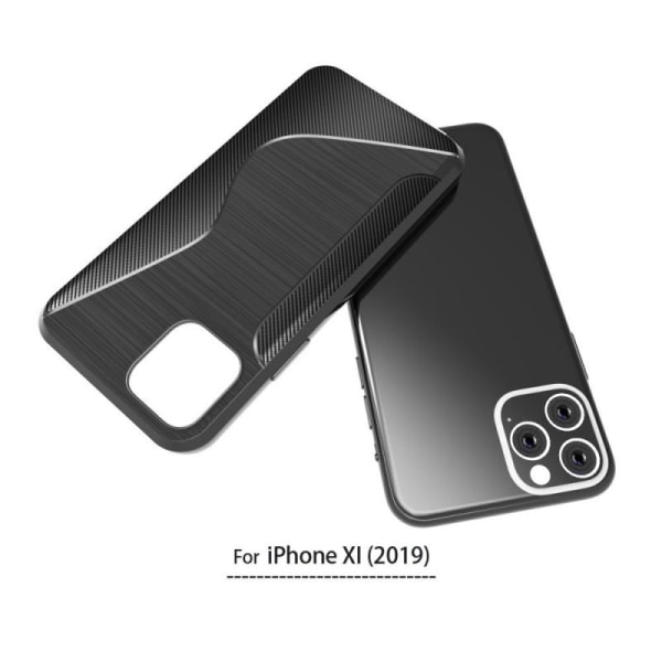 iPhone 11 Pro Erittäin ohut iskuja vaimentava kotelo S-Line Black