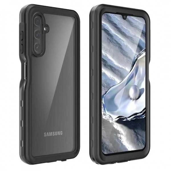 Samsung A34 5G fuld dækning vandtæt premium cover - 2m Black
