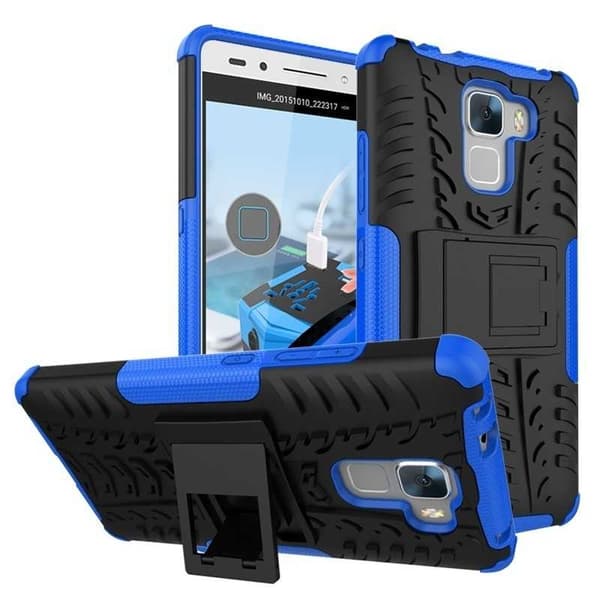 Honor 7 Stöttåligt Skal med Stöd Active Vit