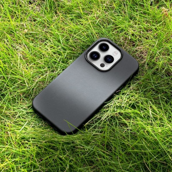 iPhone 15 Pro Max Stöttåligt Premium Magsafe Skal Veganläder Nordcell™ Svart