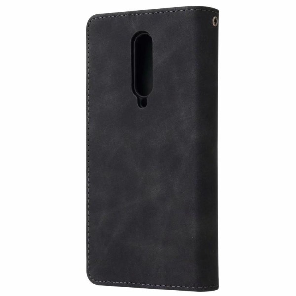 OnePlus 8 multifunktionelt pung etui Lynlås 8-rum Black