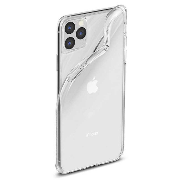 iPhone 11 Stöttåligt Genomskinligt Skal Simple Transparent