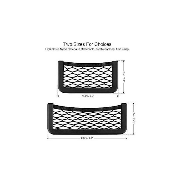 Universal bilholder Elastisk net Black Variant 2