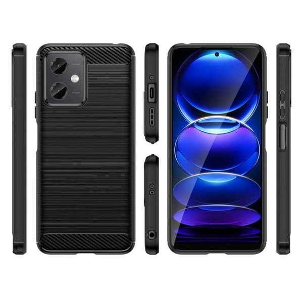Xiaomi Redmi Note 12 5G iskunkestävä SlimCarbon kotelo
