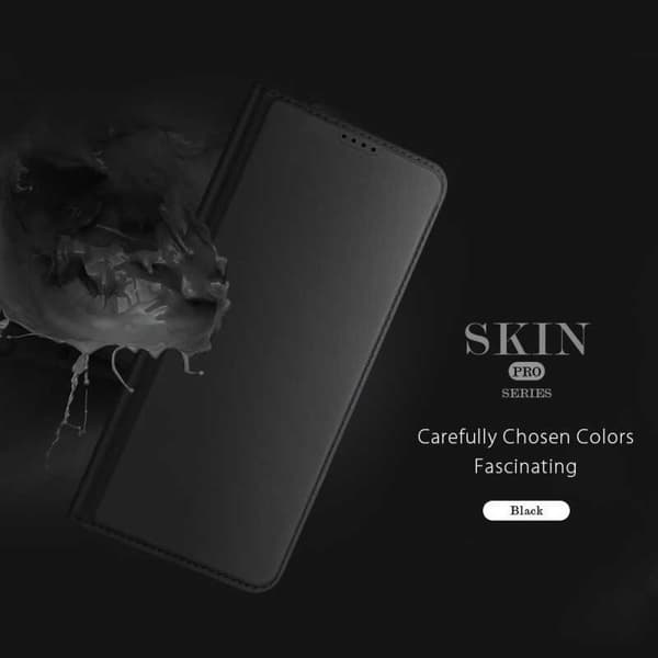 Google Pixel 7 Pro Flipfodral Skin Pro med Kortfack Svart