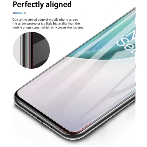 2-PACK OnePlus Nord N10 karkaistu lasi 0,26mm 2,5D 9H Transparent