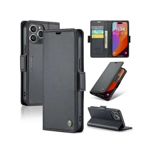 CaseMe Skin Pro Case iPhone 15 Pro Black
