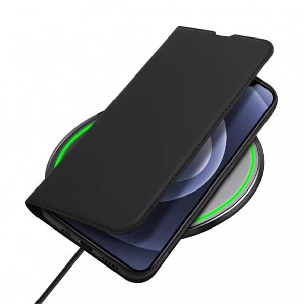 iPhone 13 Pro Max Flip Case Smooth -korttipaikka Black