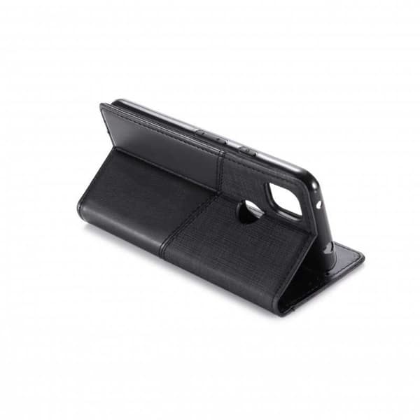 Google Pixel 4a 5G elegantti PU-nahkakotelo RFID-estolla Black