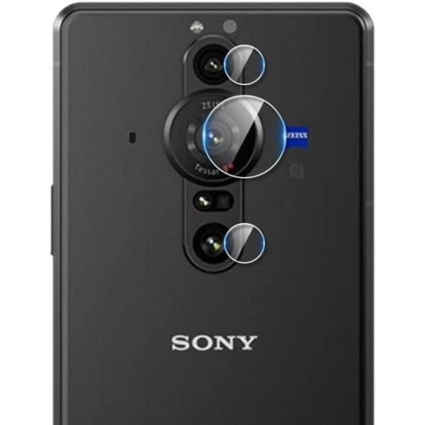 2-PACK Sony Xperia Pro-I kamerabeskyttelse Transparent