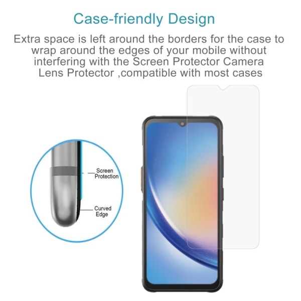Samsung Xcover 7 5G Härdat glas 0.26mm 2.5D 9H