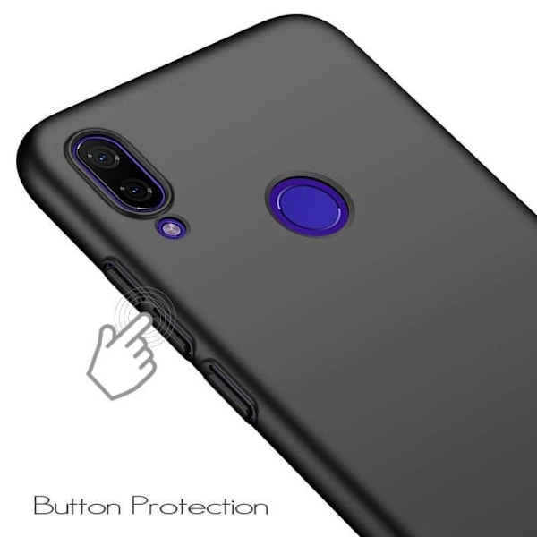 Redmi Note 7 Ultratunt Mattsvart Skal Basic V2 Svart