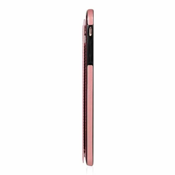 iPhone 8 Plus iskunkestävä kotelo, 3-taskuinen Flippr V2 Pink gold