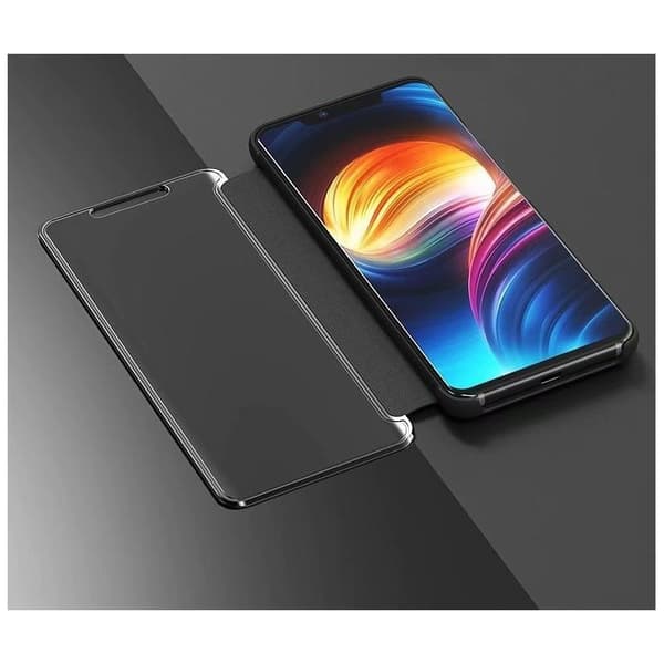 Mate 20 Pro Smart Flipfodral Clear View Standing V2 Rocket Vit