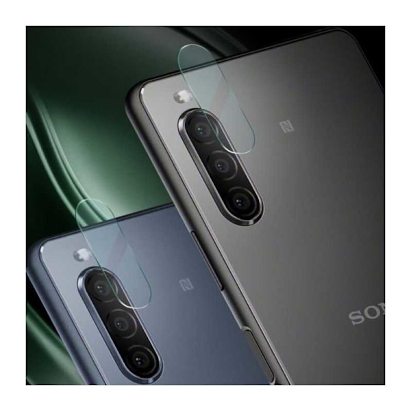 2-PACK Xperia 10 III Kamerabeskyttelse Objektivbeskyttelse Transparent