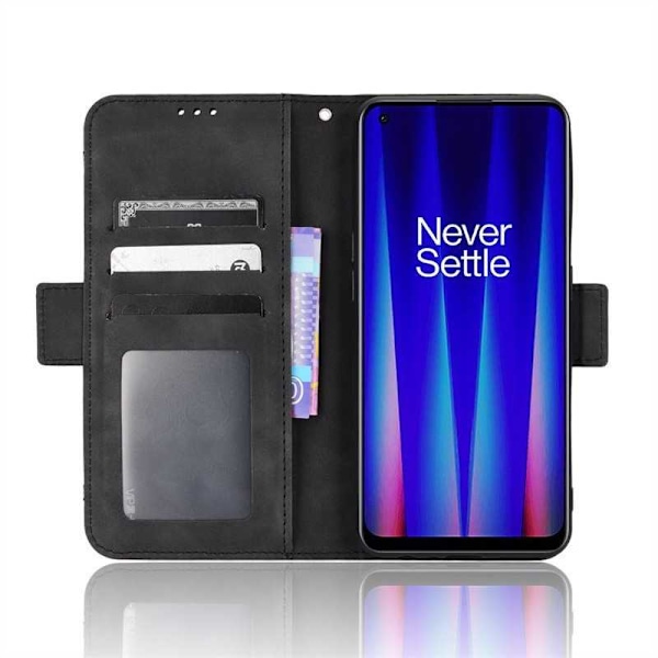 OnePlus Nord CE 2 5G Plånboksfodral PU-Läder 6-FACK Winston V3 Svart
