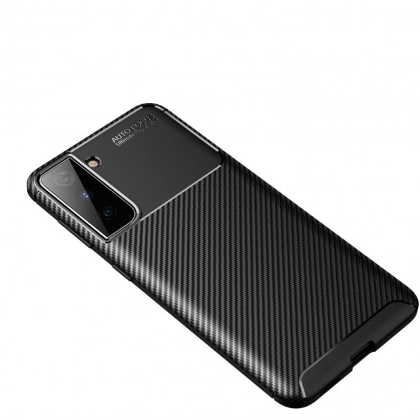 Samsung S21 Plus Iskunkestävä ohut kansi FullCarbon V4 Black