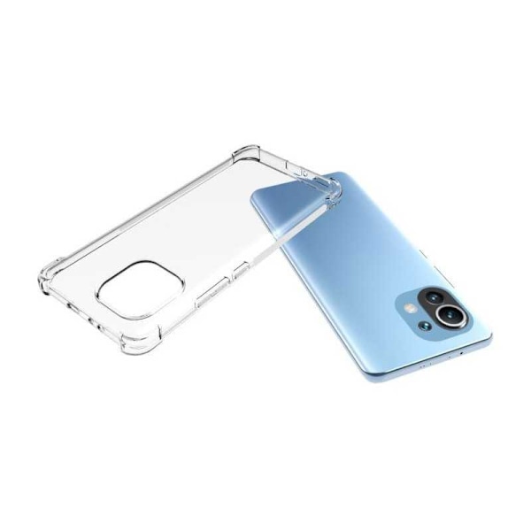 Xiaomi Mi 11 stødabsorberende silikoneskal Shockr Transparent