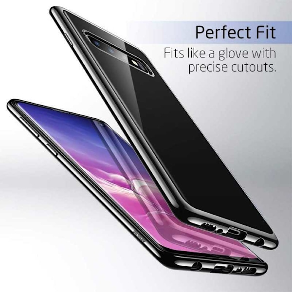 Samsung S10 Plus Stöttåligt Mjukt Skal (SM-G975F) Svart
