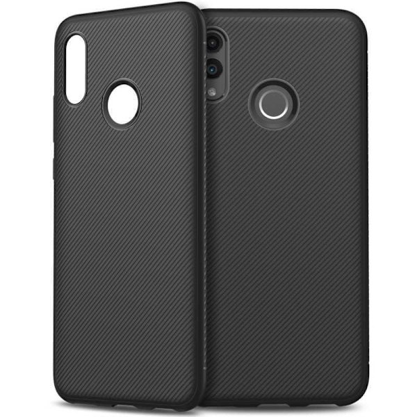 Huawei P Smart 2019 stødsikkert cover FullCarbon V3 Black