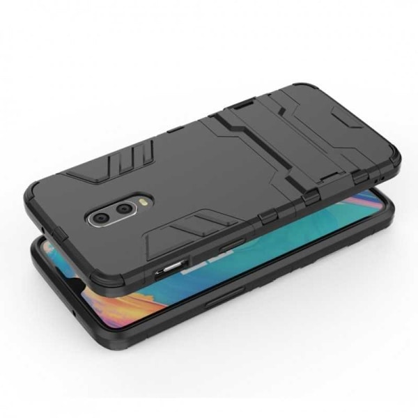 OnePlus 7 -iskunkestävä kotelo jalustalla ThinArmor Black