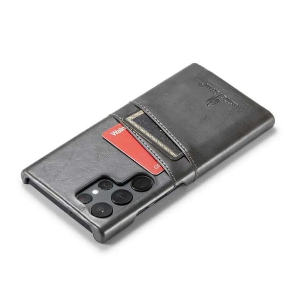 Samsung S22 Ultra Mobile Case -korttikotelo Retro Black