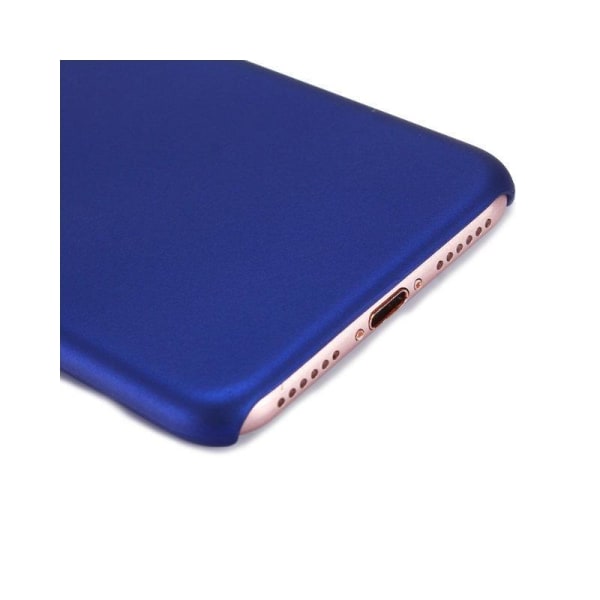 iPhone 5/5S/SE ultraohut kumipinnoitettu mattamusta kuori Svart