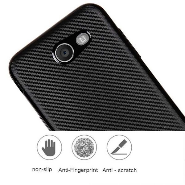 Samsung J3 2017 iskunkestävä suojus FullCarbon V2 Svart