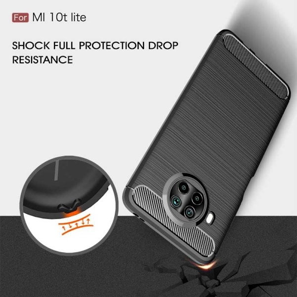 Xiaomi Mi 10T Lite Shockproof Shell SlimCarbon Black