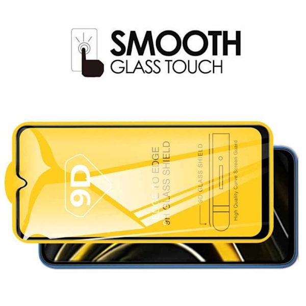Xiaomi Poco M3 hærdet glas 0,26 mm 2,5D 9H fuldskærm Transparent
