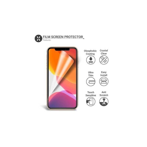 3-PACK iPhone 12 Mini Premium Skärmskydd CrystalClear Transparent