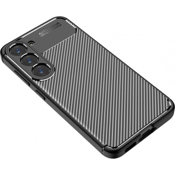 Samsung S23 Plus stødsikkert slankt cover FullCarbon V4 Black