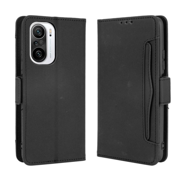 Xiaomi Mi 11i tegnebog etui PU læder 6-SLOT Winston V3 Black